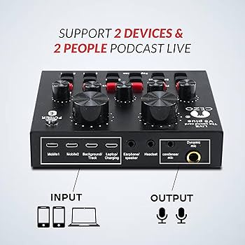 V8サウンドカード コンデンサーマイク セット Amazon.co.jp: プロフェッショナルオーディオ V8 サウンドカード